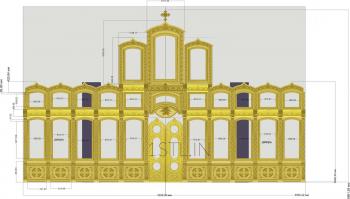 Iconostasis (IKN_0006) 3D model for CNC machine